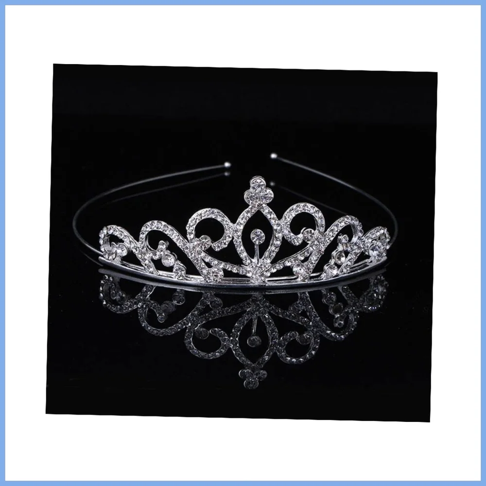 Elegant Silver Kids Tiara NWT